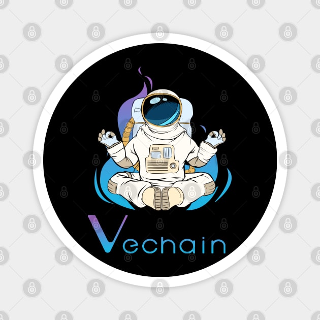 Vechain coin Crypto coin Crytopcurrency Magnet by JayD World